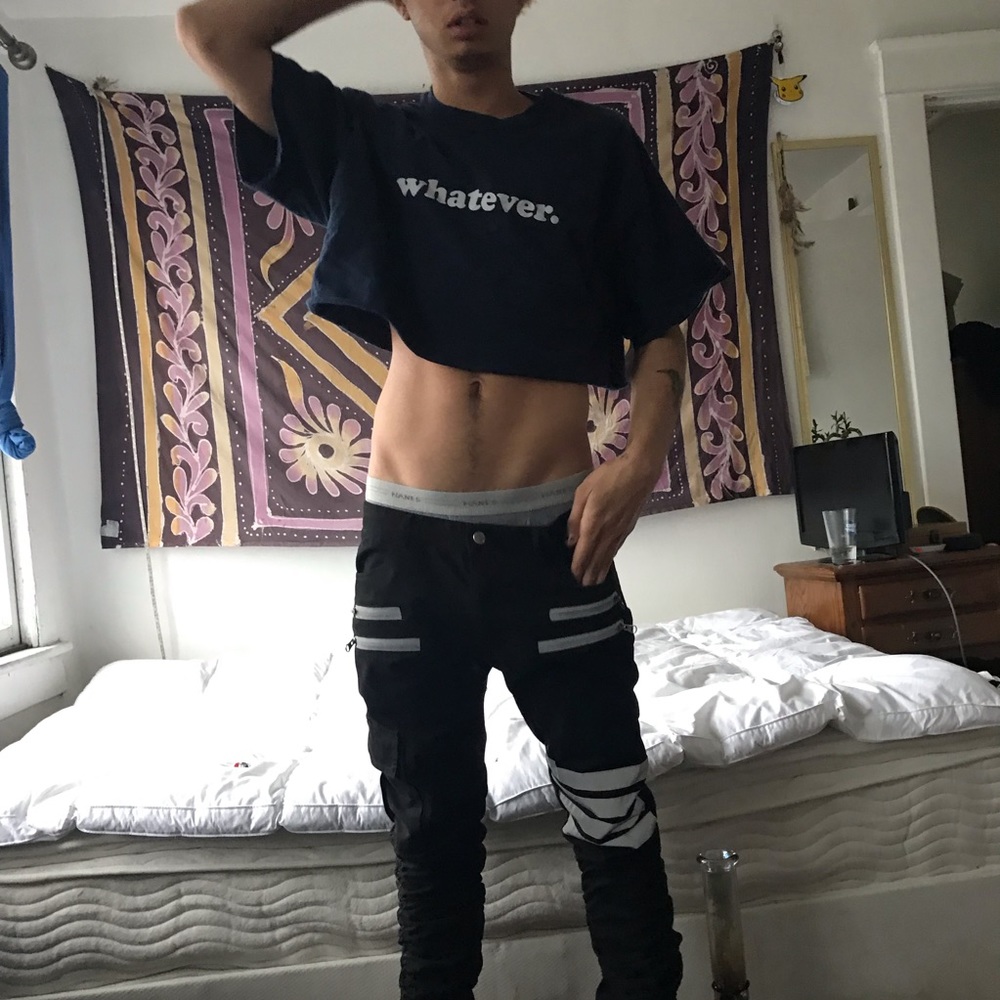 Gildan whatever crop top